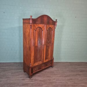 Schrank Kleiderschrank Louis Philippe 1860 Mahagoni