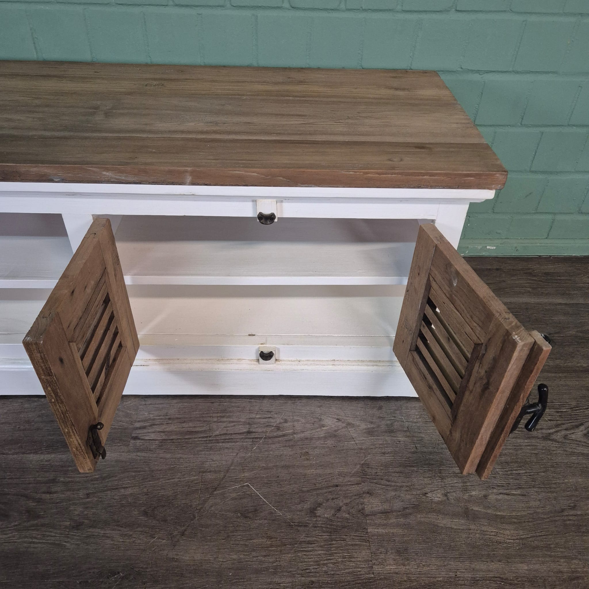 Lowboard TV-Möbel Louvre Teakholz 2,01 m – Bild 18