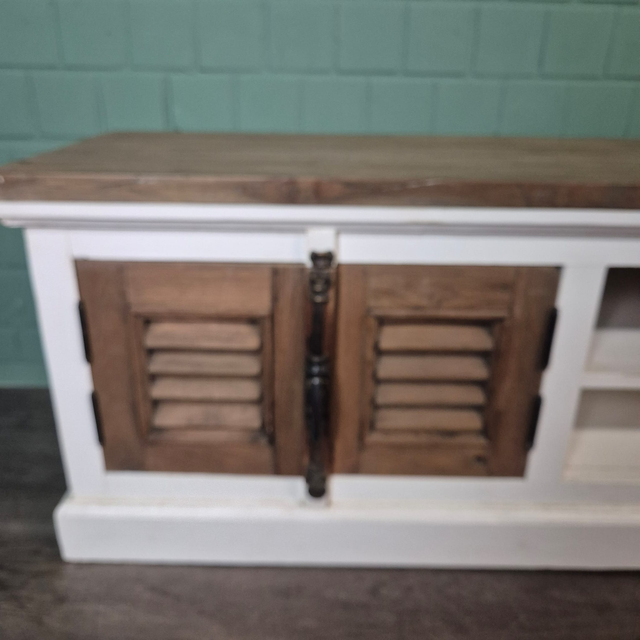 Lowboard TV-Möbel Louvre Teakholz 2,01 m – Bild 6