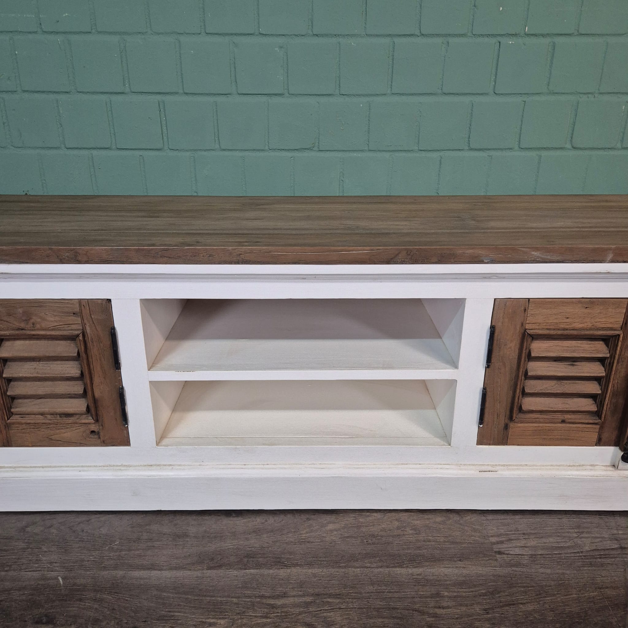 Lowboard TV-Möbel Louvre Teakholz 2,01 m – Bild 7