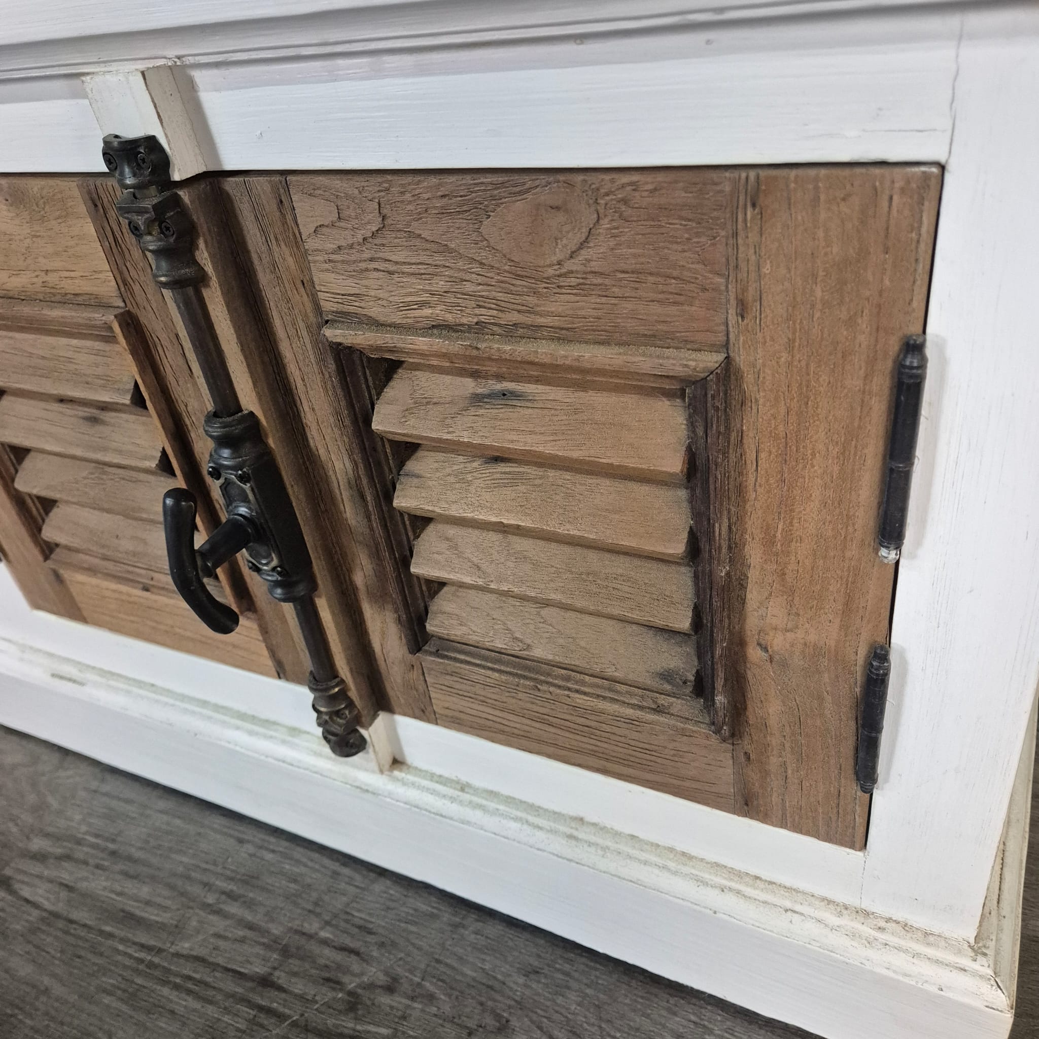 Lowboard TV-Möbel Louvre Teakholz 2,01 m – Bild 10