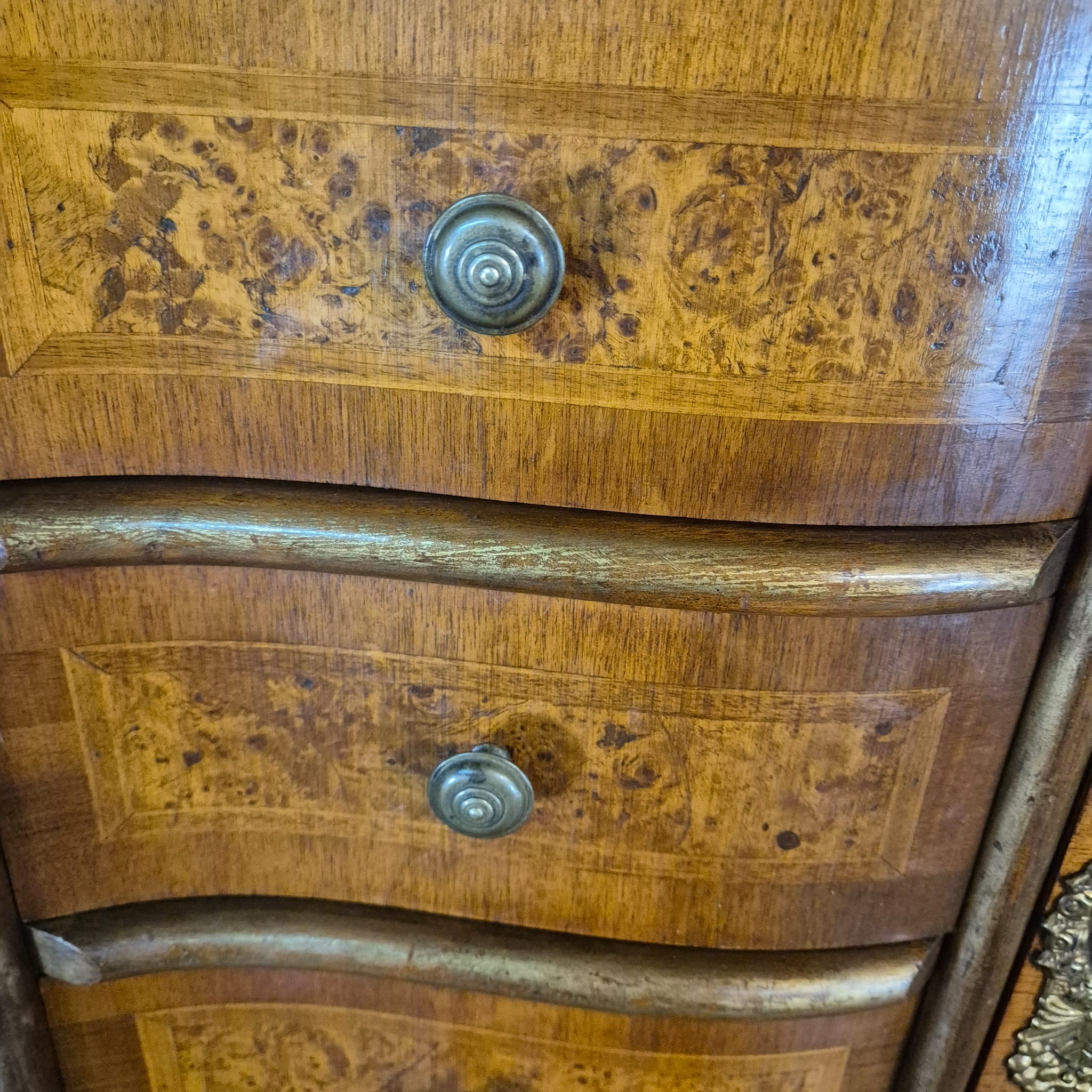 Tabernakel Sekretär Tabernakelsekretär Neubarock Nussbaum – Bild 10