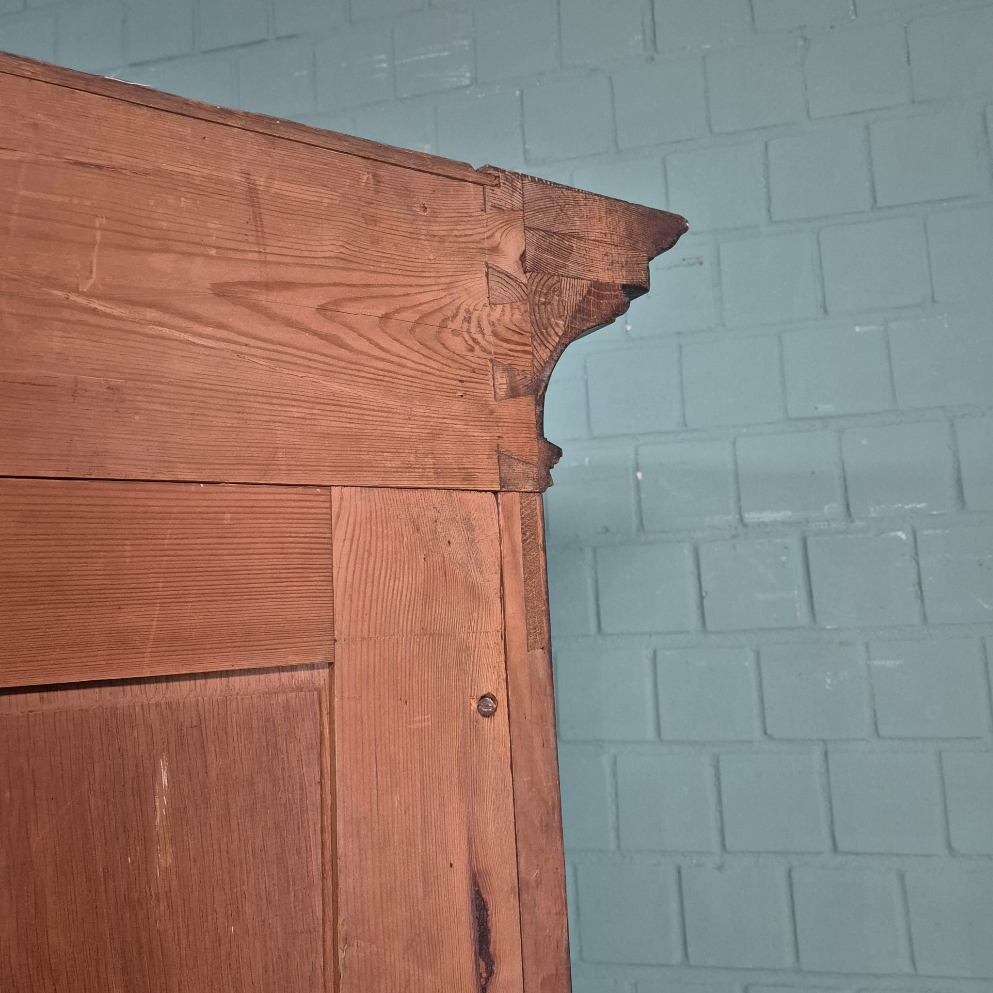 Vitrine Schrank Neubarock 1910 Eiche – Bild 29