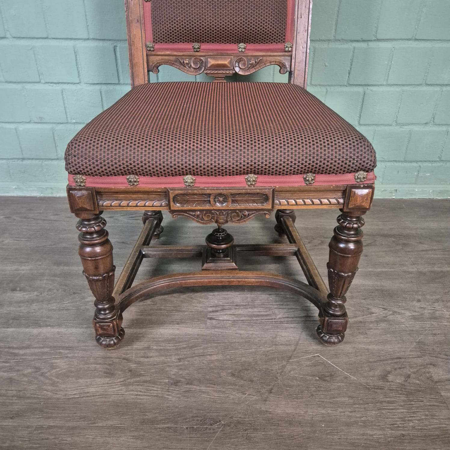 Stühle Set Stuhl Gründerzeit 1880 Nussbaum – Bild 20