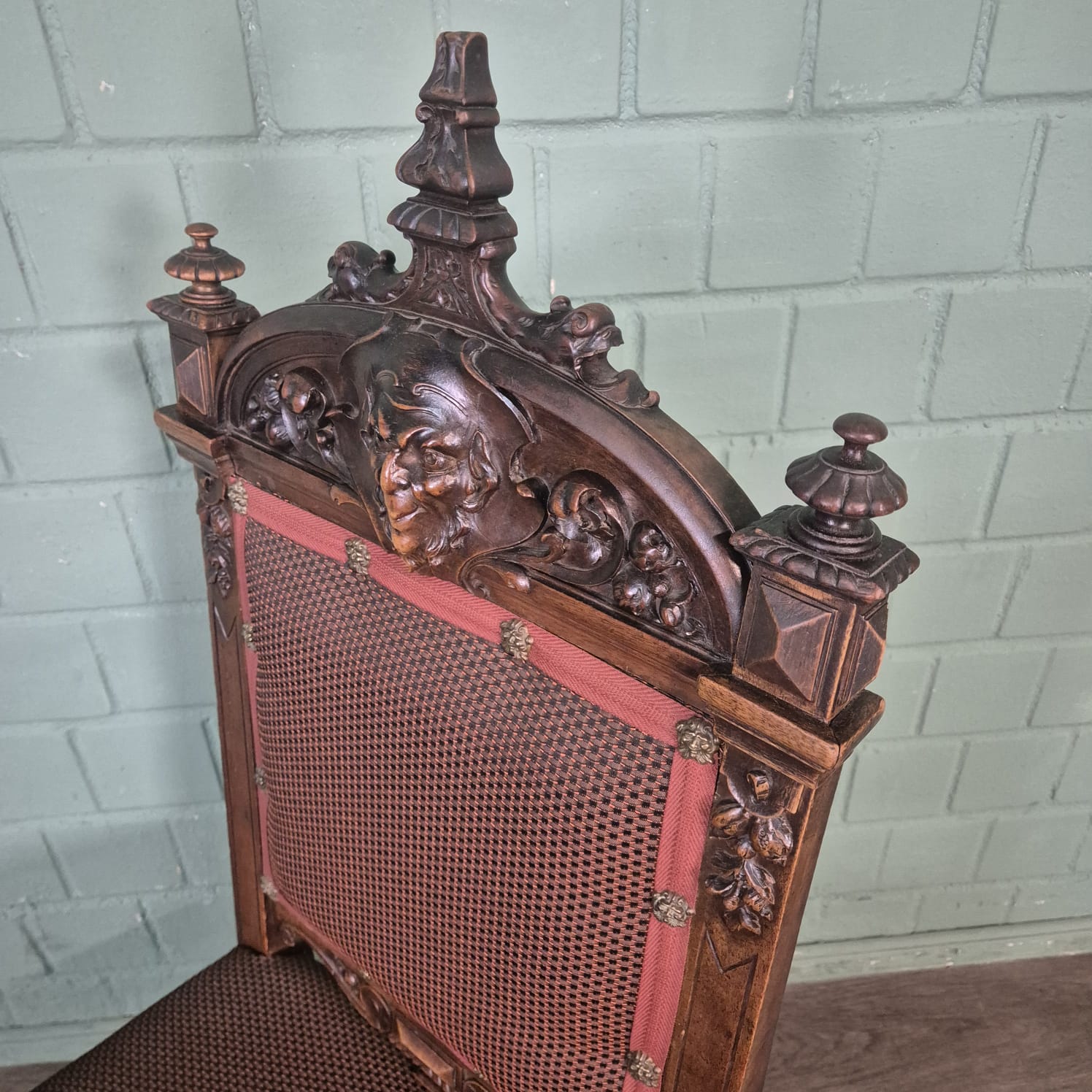 Stühle Set Stuhl Gründerzeit 1880 Nussbaum – Bild 18