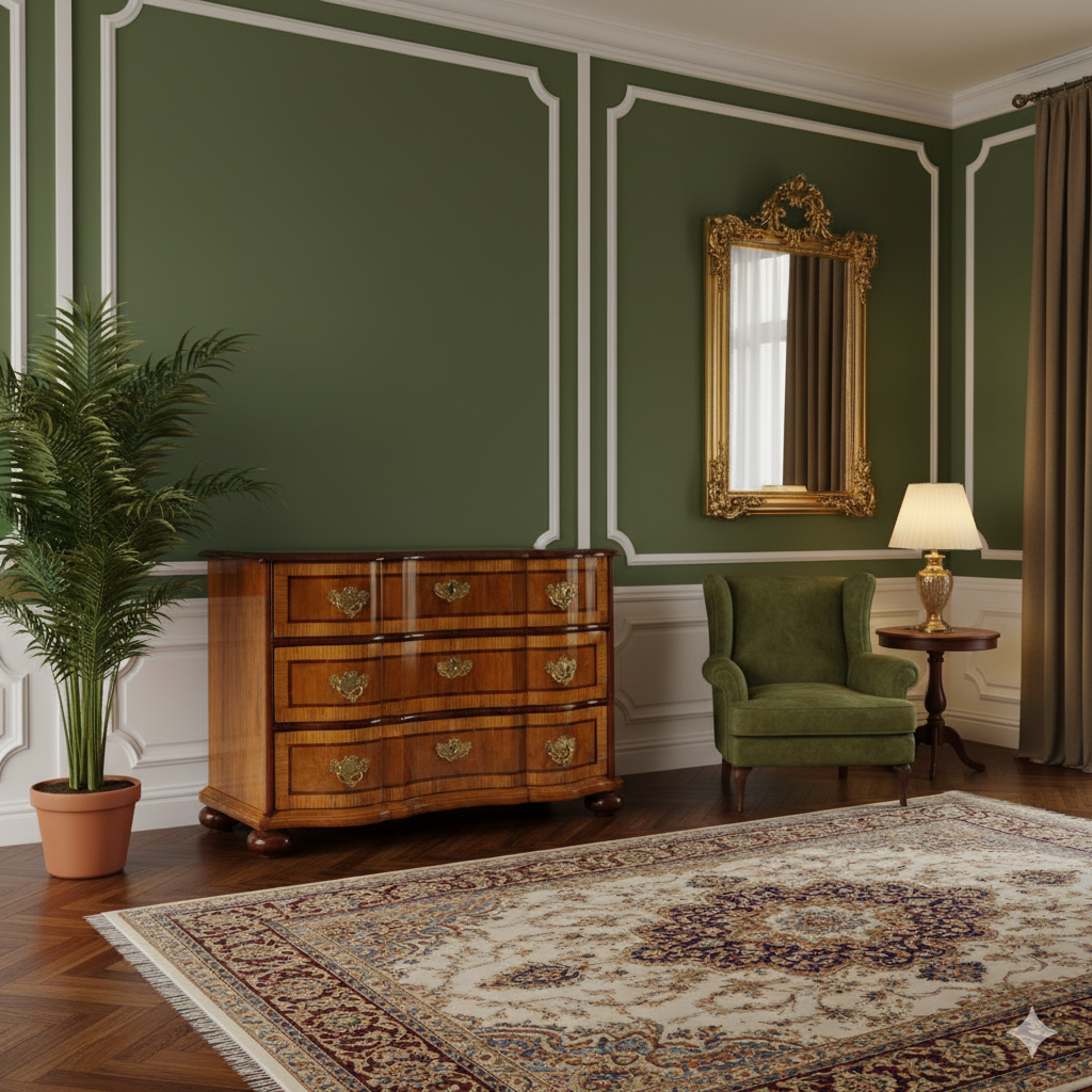 Kommode Barock 1780 Nussbaum – Bild 2