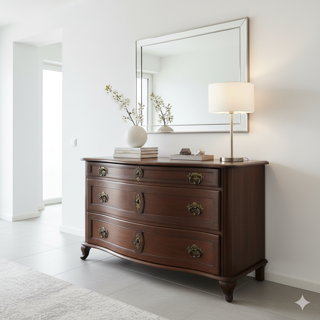 Kommode Barock 1780 Eiche – Bild 2