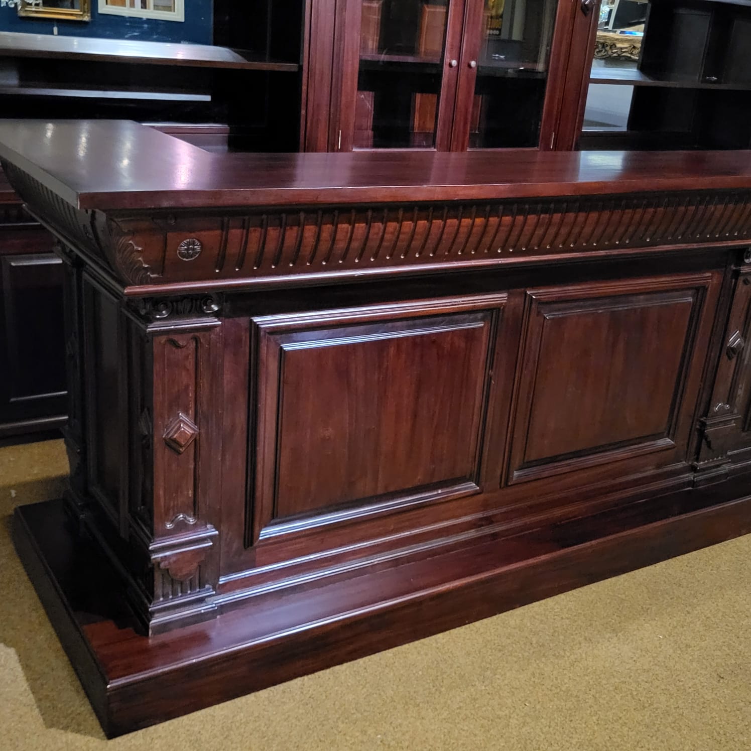 Theke Tresen Bella Mahagoni 4,00 m – Bild 7