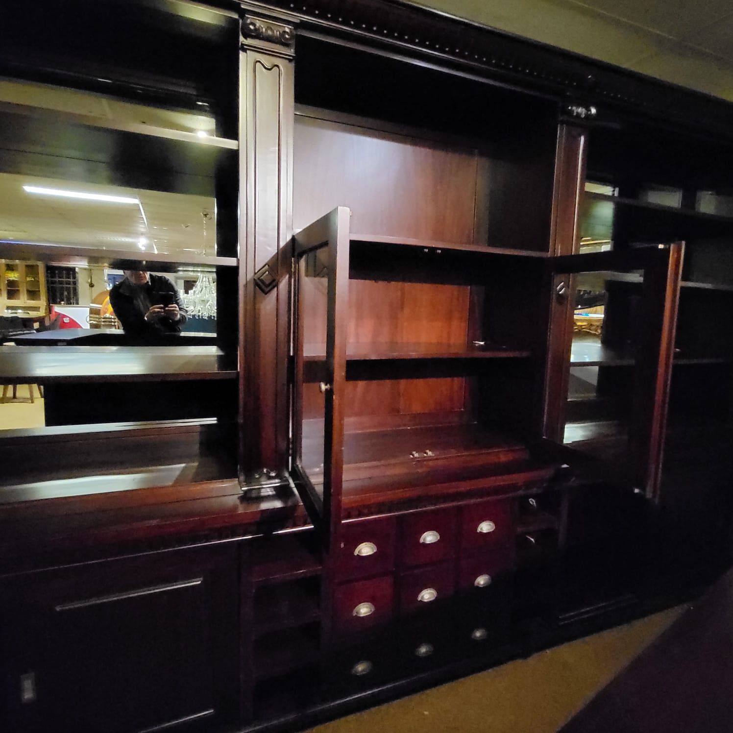 Theke Tresen Bella Mahagoni 4,00 m – Bild 27