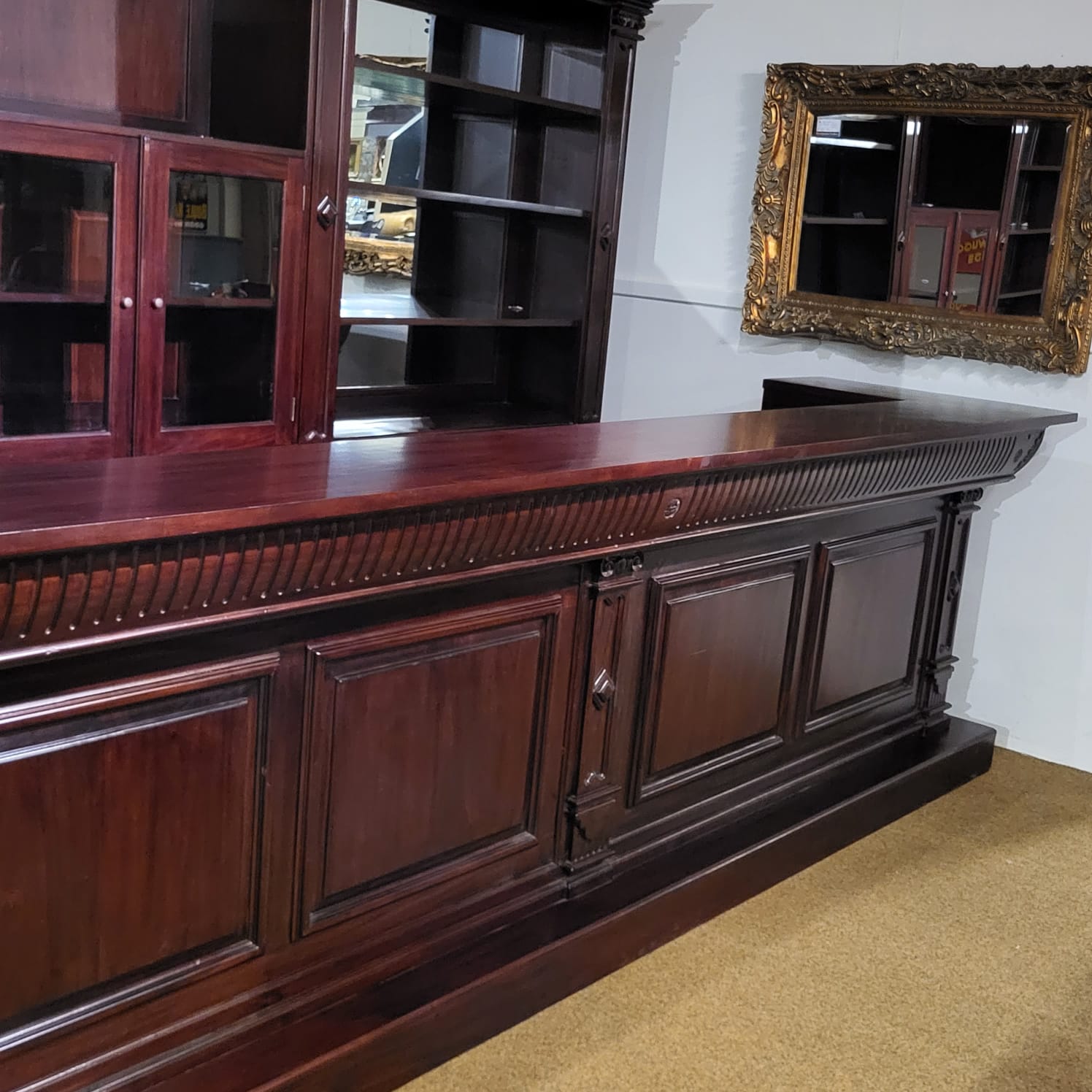 Theke Tresen Bella Mahagoni 4,00 m – Bild 11