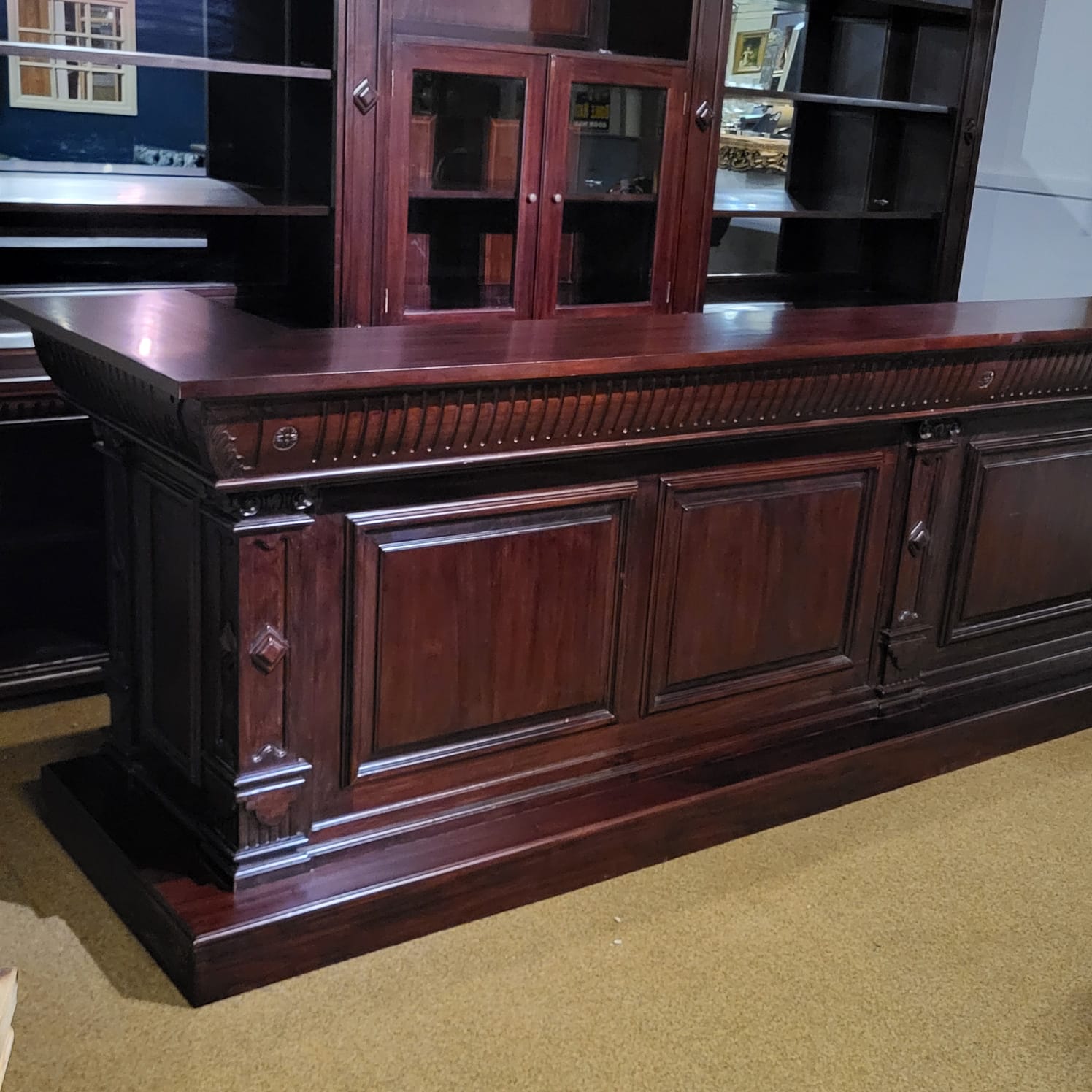 Theke Tresen Bella Mahagoni 4,00 m – Bild 6