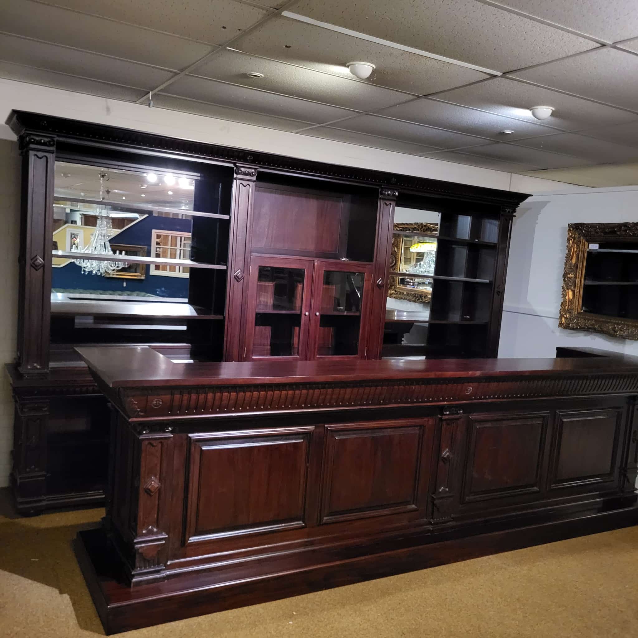 Theke Tresen Bella Mahagoni 4,00 m – Bild 3