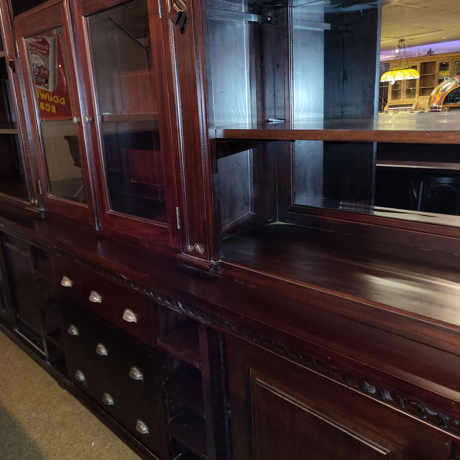 Theke Tresen Bella Mahagoni 4,00 m – Bild 22