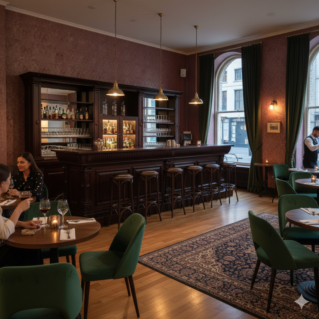 Theke Tresen Bella Mahagoni 4,00 m – Bild 2