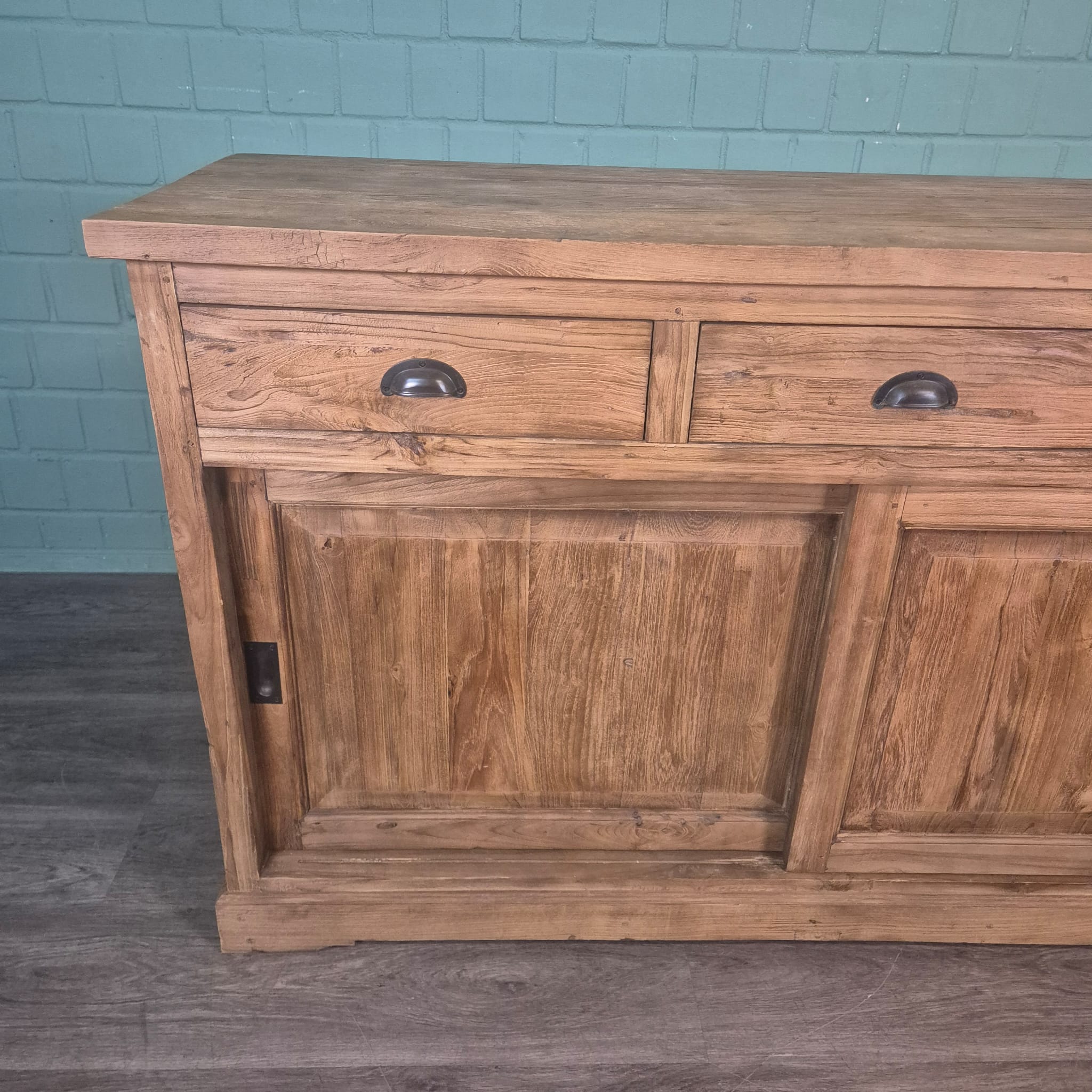 Sideboard Schrank Teakholz 1,50 m – Bild 3