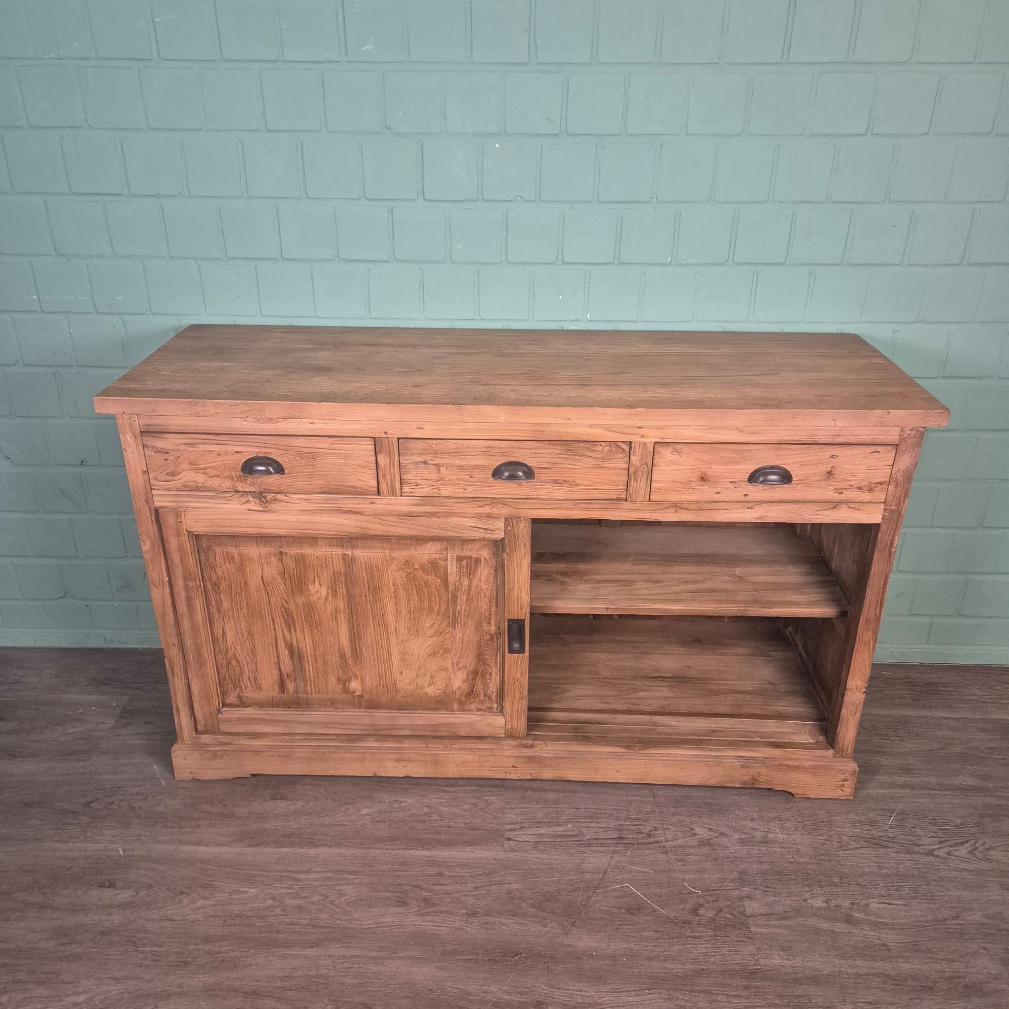 Sideboard Schrank Teakholz 1,50 m – Bild 13