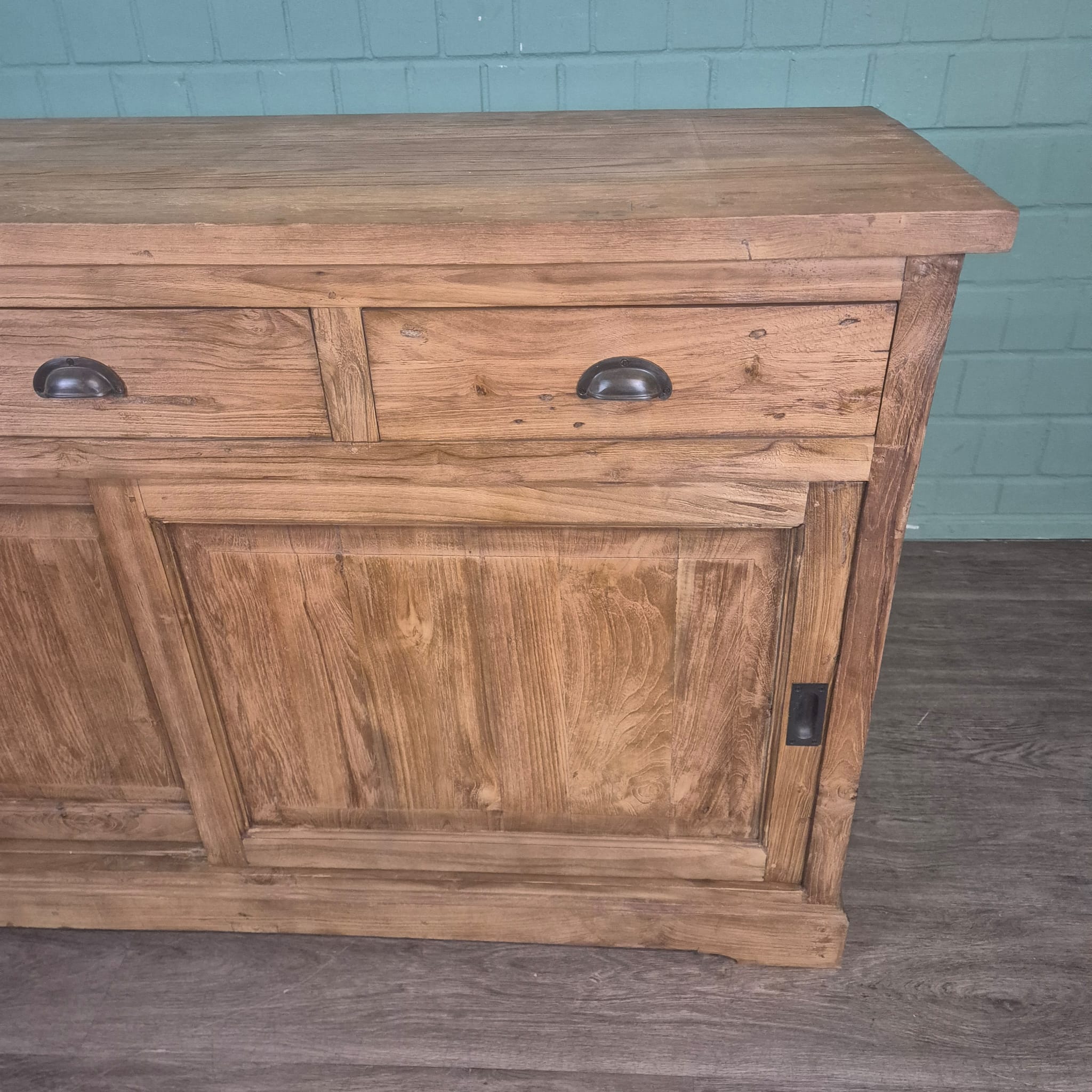 Sideboard Schrank Teakholz 1,50 m – Bild 4