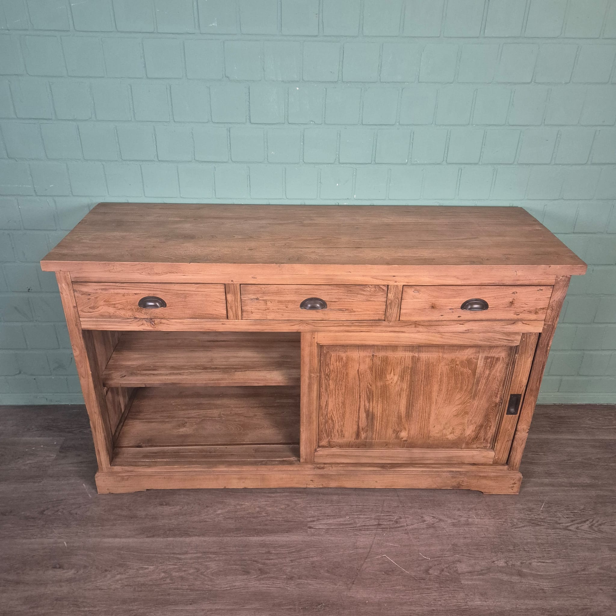 Sideboard Schrank Teakholz 1,50 m – Bild 14