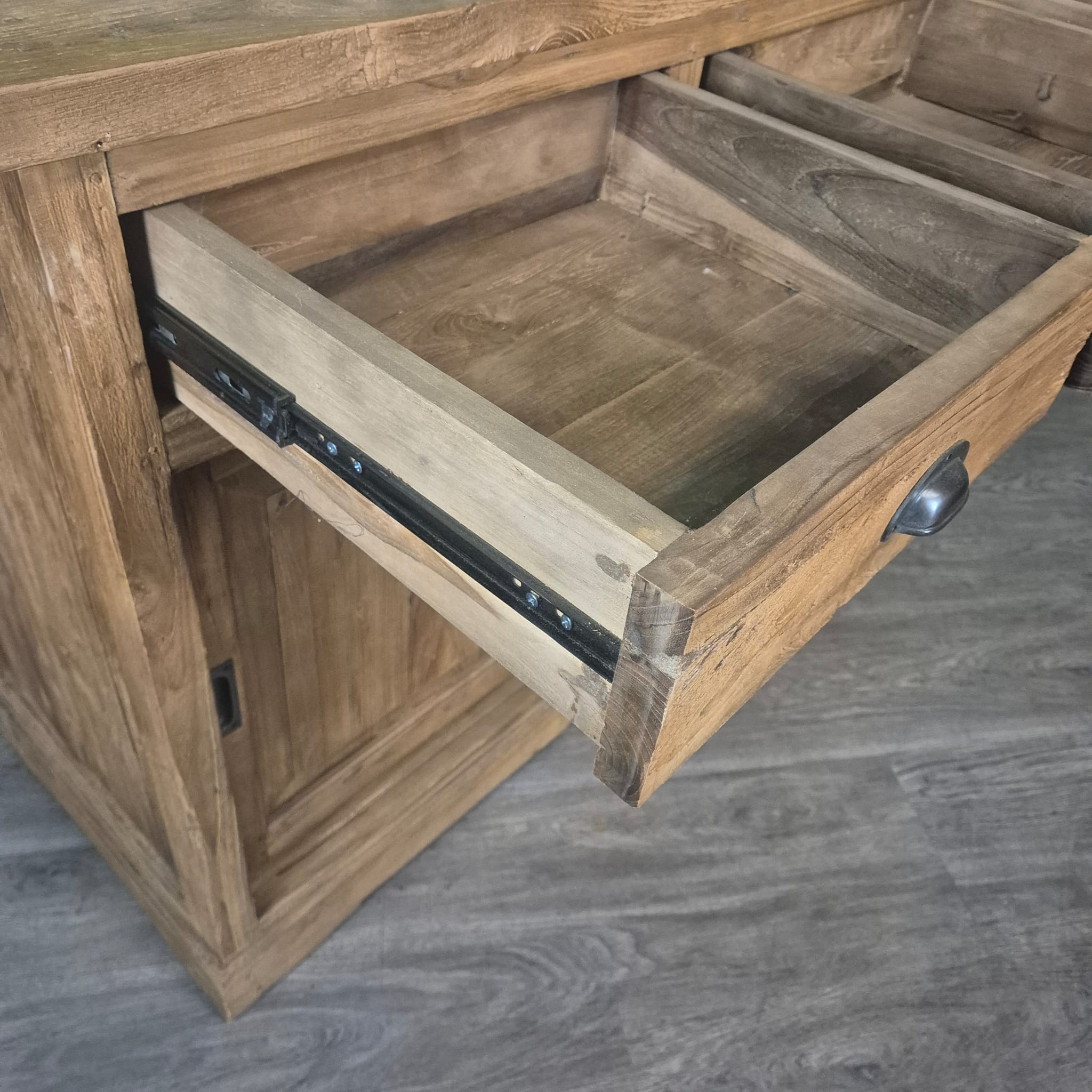 Sideboard Schrank Teakholz 1,50 m – Bild 15