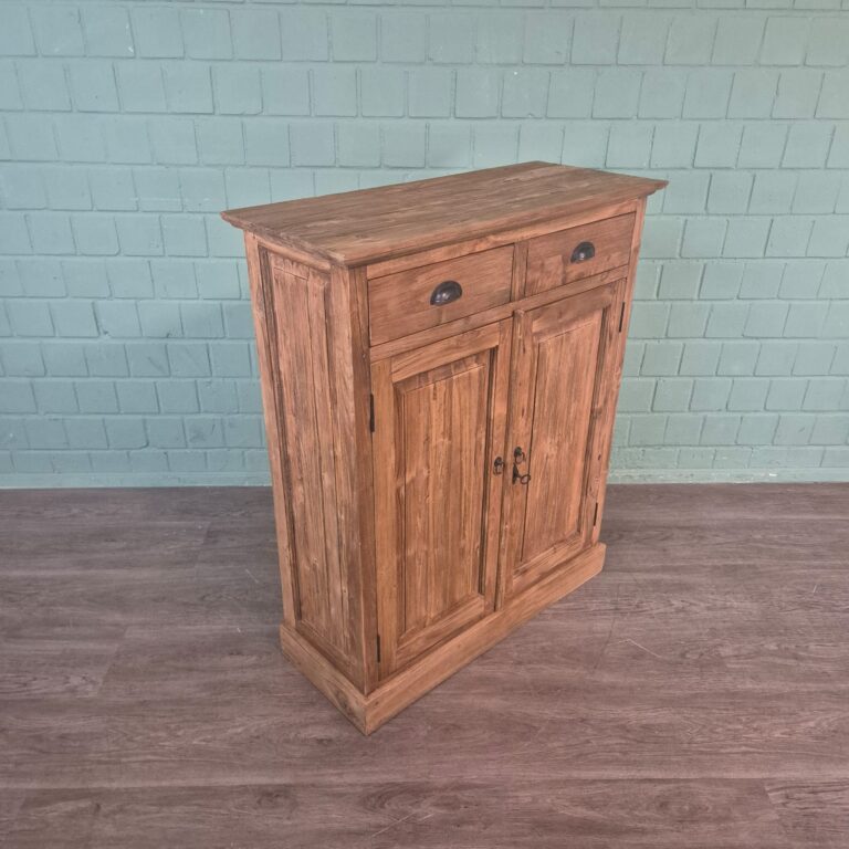 Vertiko Schrank Teakholz 0,91 m – Bild 4