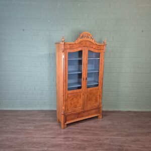 Vitrine Geschirrschrank Louis Philippe 1880 Esche