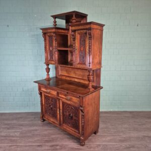 Buffetschrank Schrank Gründerzeit 1880 Nussbaum