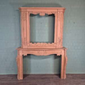 Kaminumrandung Kaminkonsole mit Aufsatz Eiche 1,90 m