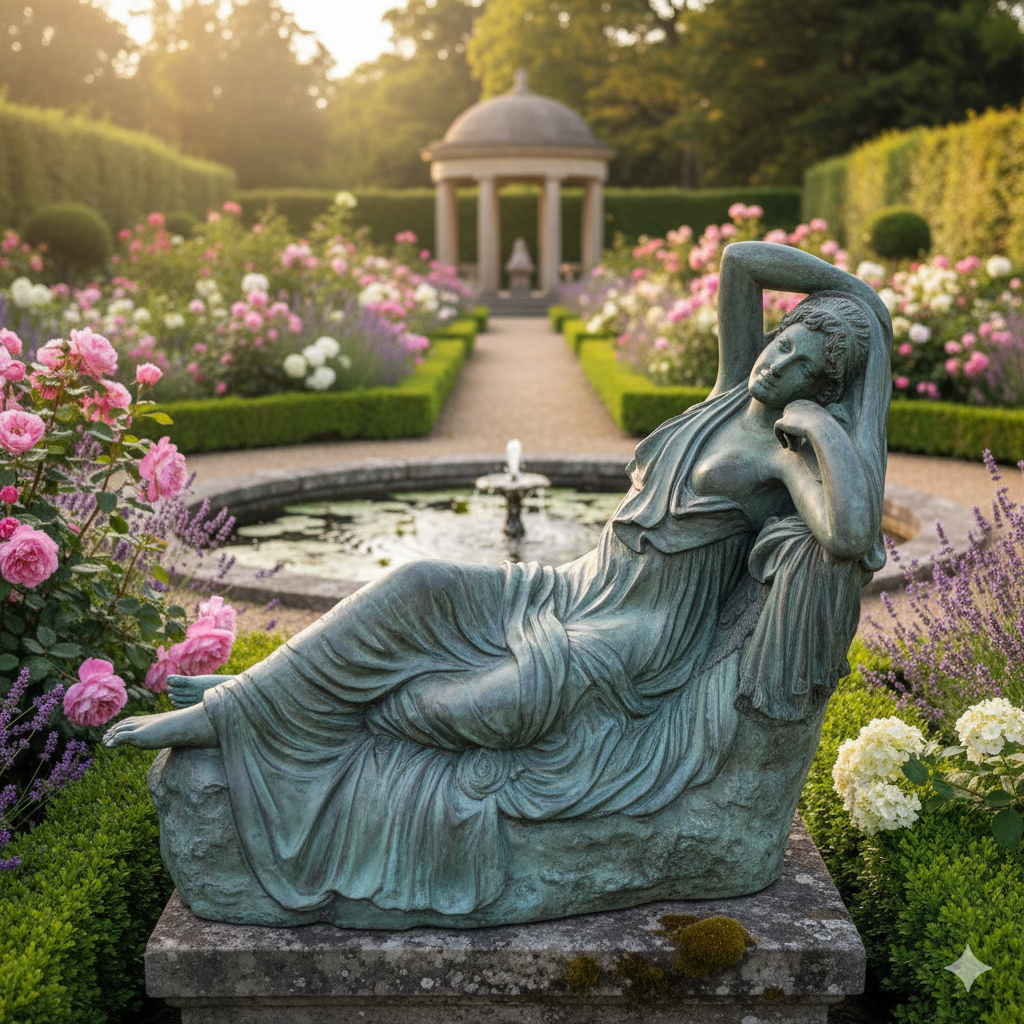 Skulptur Dekoration Aphrodite Bronze – Bild 2