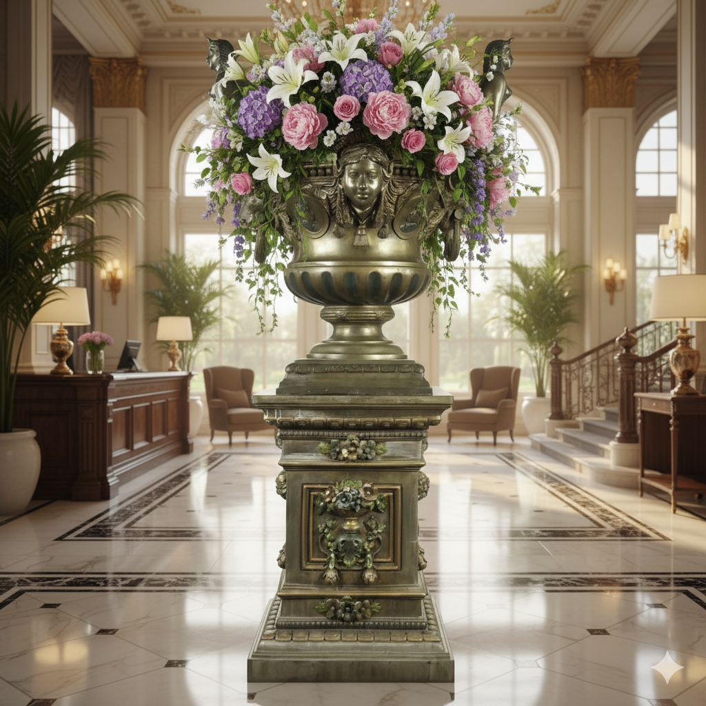 Blumenkübel Vase Bronze Ø 0,86 m – Bild 2