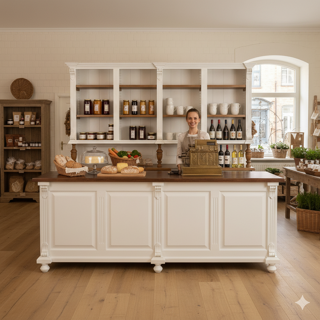 Verkaufsregal & Ladentisch Mirjam 2,50 m – Bild 2