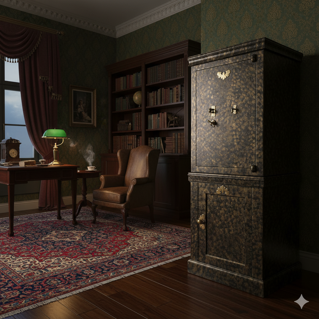 Tresor Panzerschrank Gründerzeit 1880 – Bild 2