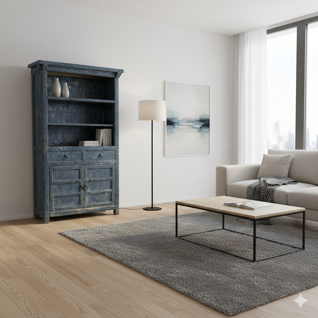 Regal Bücherschrank Kiefer 1,10 m – Bild 2