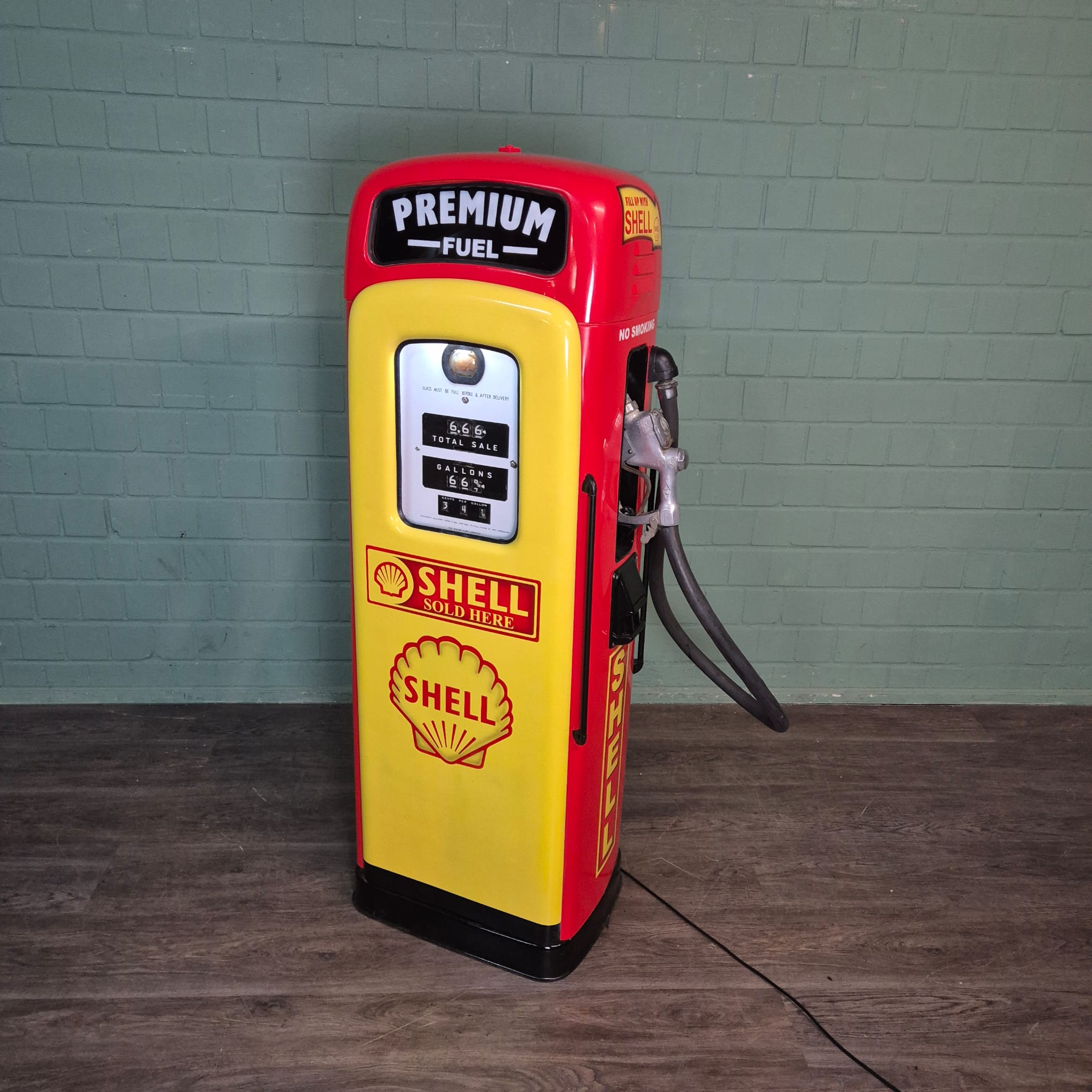 Zapfsäule Tanksäule Wayne 1950 Shell – Bild 4