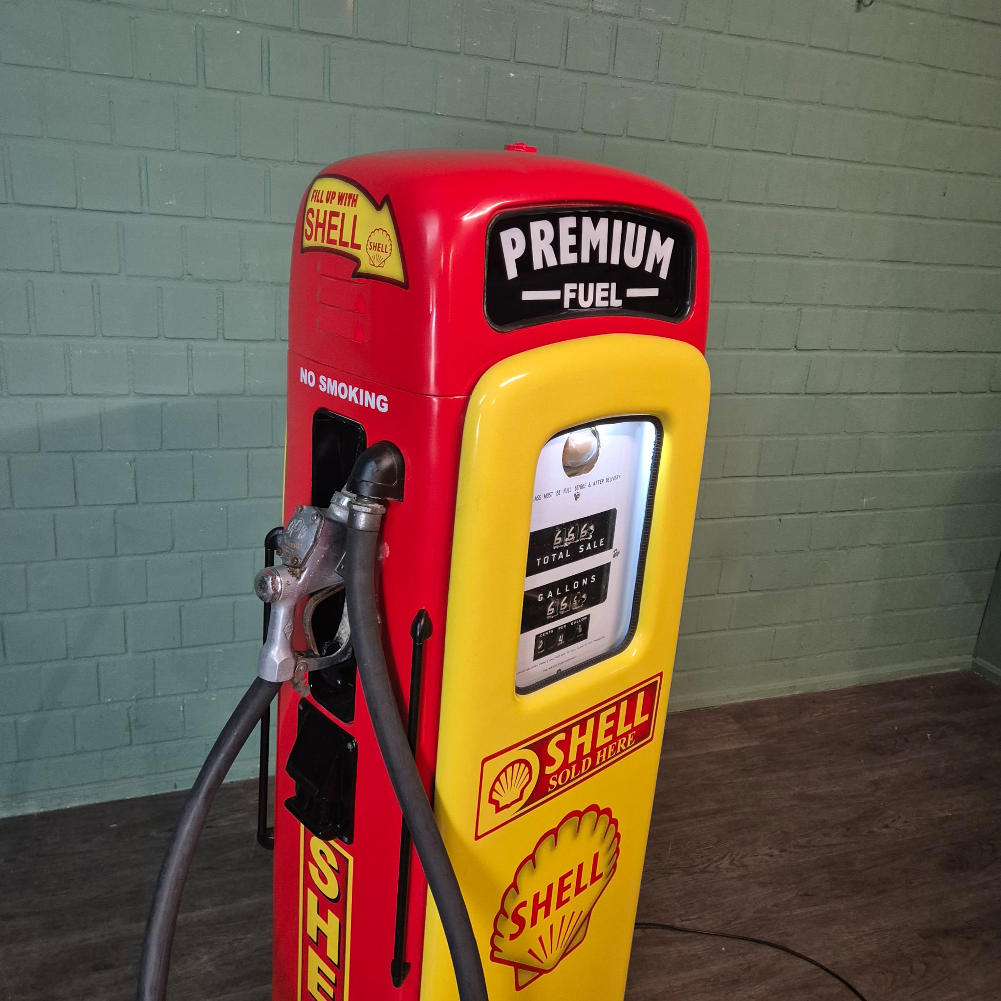 Zapfsäule Tanksäule Wayne 1950 Shell – Bild 15