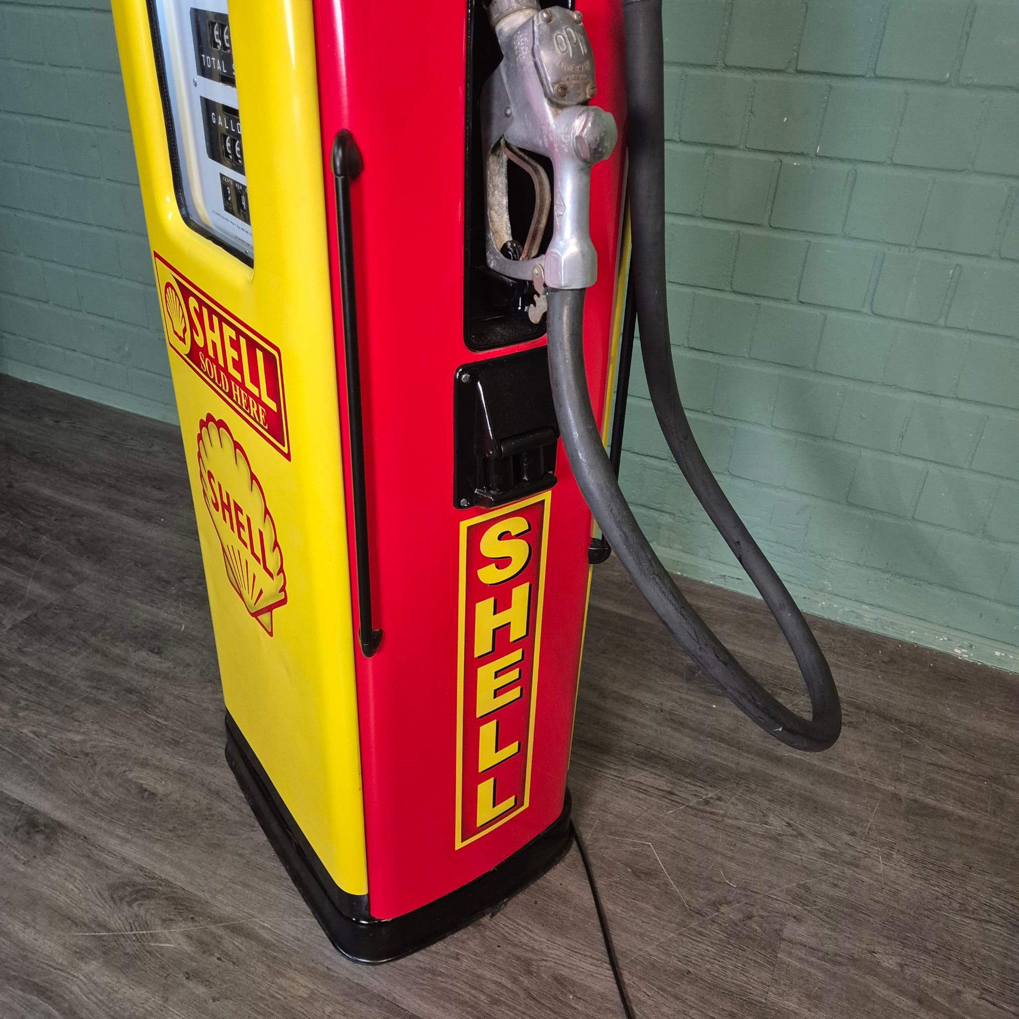 Zapfsäule Tanksäule Wayne 1950 Shell – Bild 8