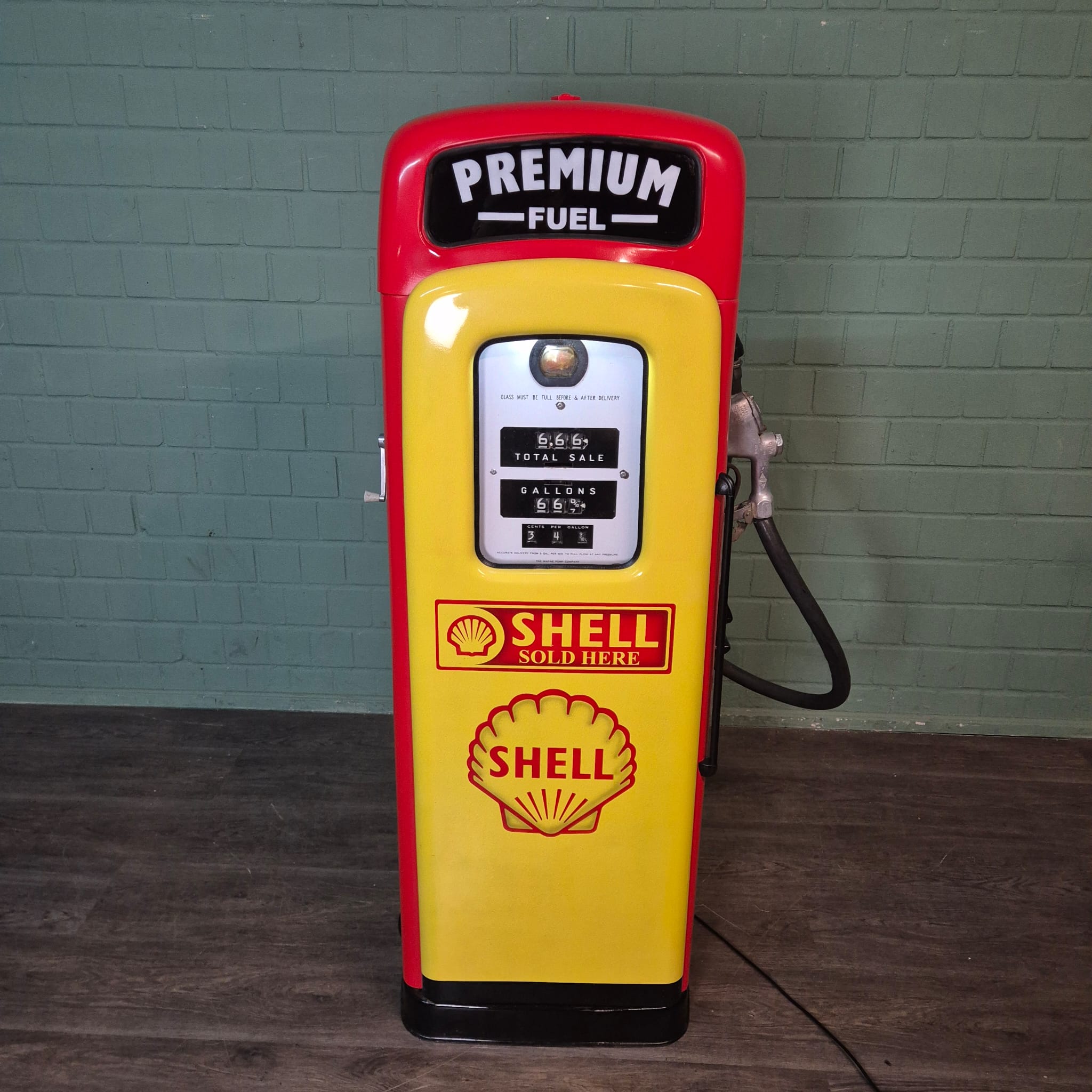 Zapfsäule Tanksäule Wayne 1950 Shell – Bild 3