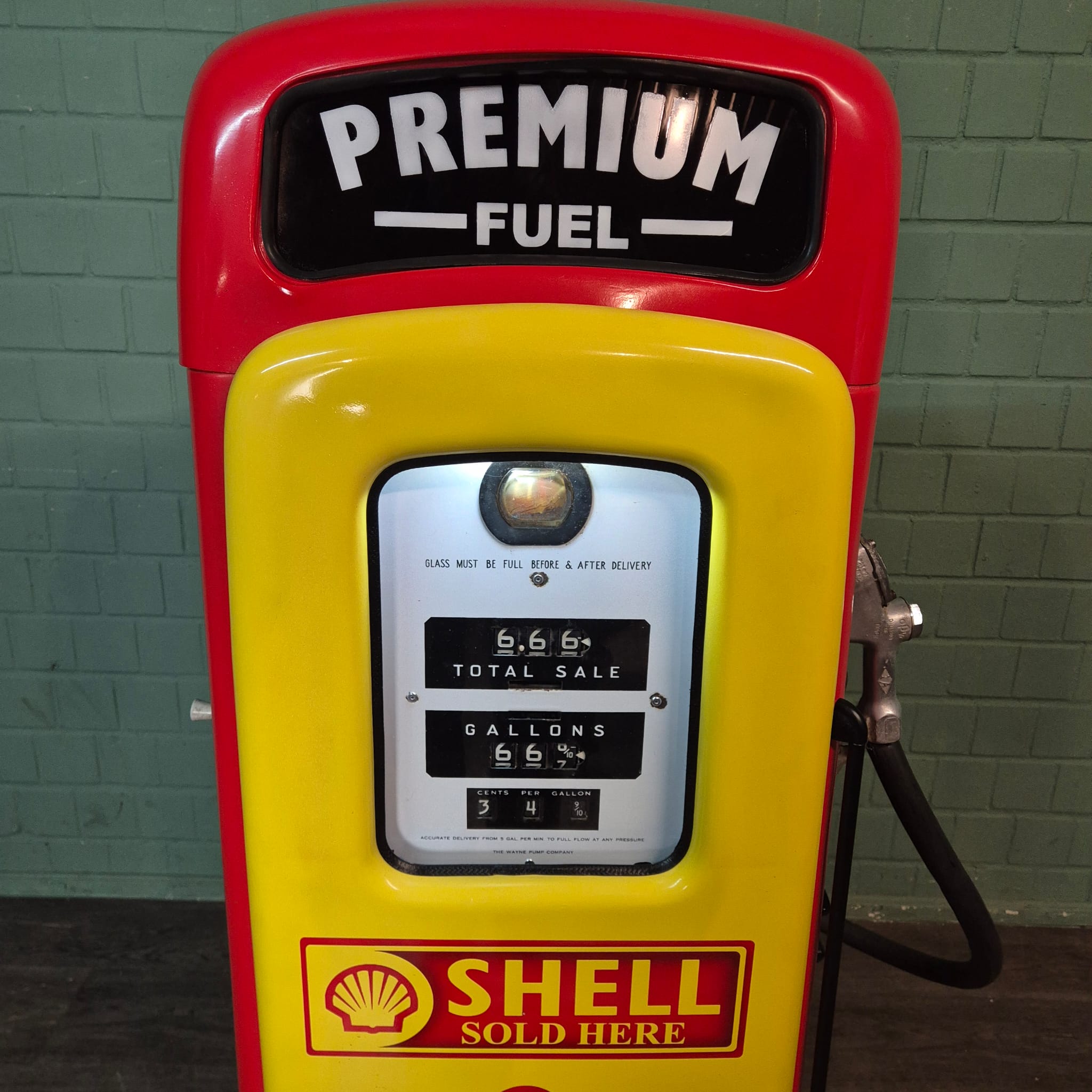 Zapfsäule Tanksäule Wayne 1950 Shell – Bild 10