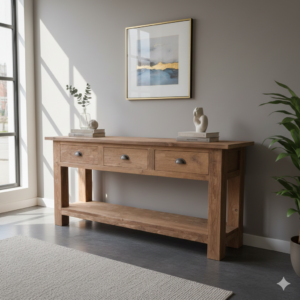 Wandtisch Sideboard Teakholz 1,60 m