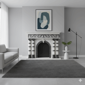 Kaminumrandung Kaminkonsole Marmor 1,80 m