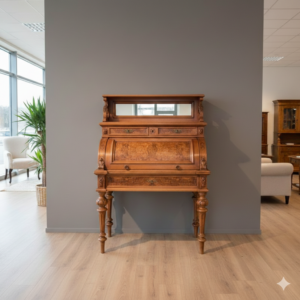 Damen-Schreibtisch Sekretär Gründerzeit 1880 Nussbaum