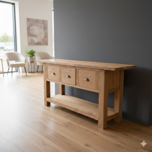 Wandtisch Sideboard Teakholz 1,60 m