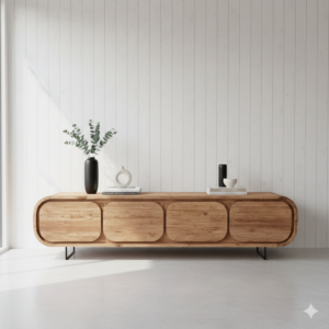 TV-Möbel Lowboard Teakholz 2,00 m