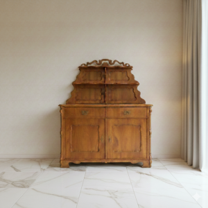 Halbschrank Anrichte Biedermeier 1870 Kirschbaum