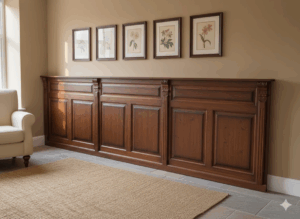 Paneele Wandverkleidung Mitteleiche patiniert 1,20 m