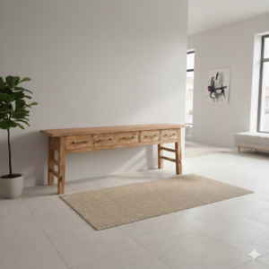 Wandtisch Sideboard Teakholz 2,00 m