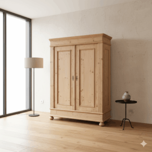 Kleiderschrank Schrank Biedermeier 1850 Kiefer