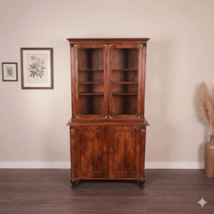 Vitrine Modellschrank Biedermeier 1850 Mahagoni