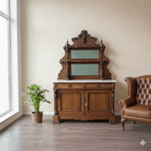 Buffetschrank Kredenz Gründerzeit 1870 Nussbaum