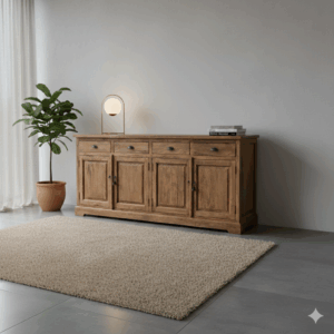 Sideboard Anrichte Teakholz 2,00 m