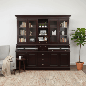 Buffetschrank Vitrine 2,40 m Mahagoni